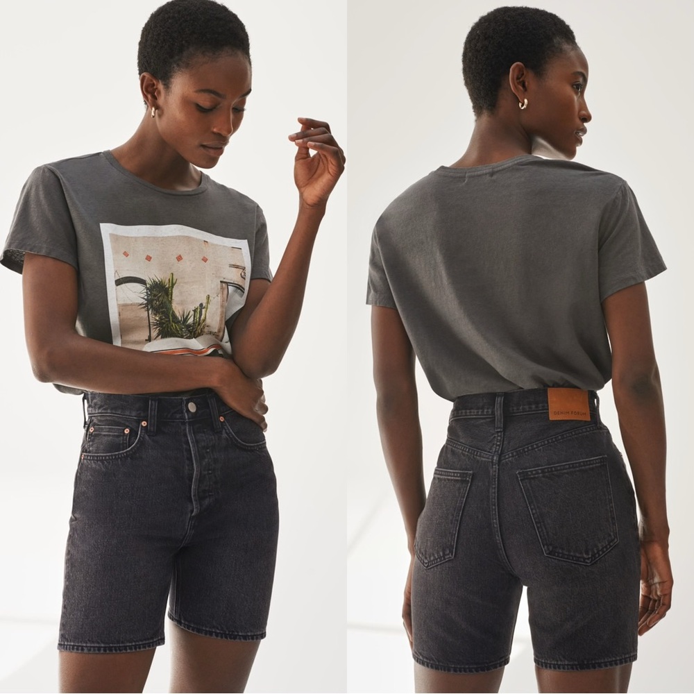 Denim Forum The Joni Loose Bermuda Short Size 28